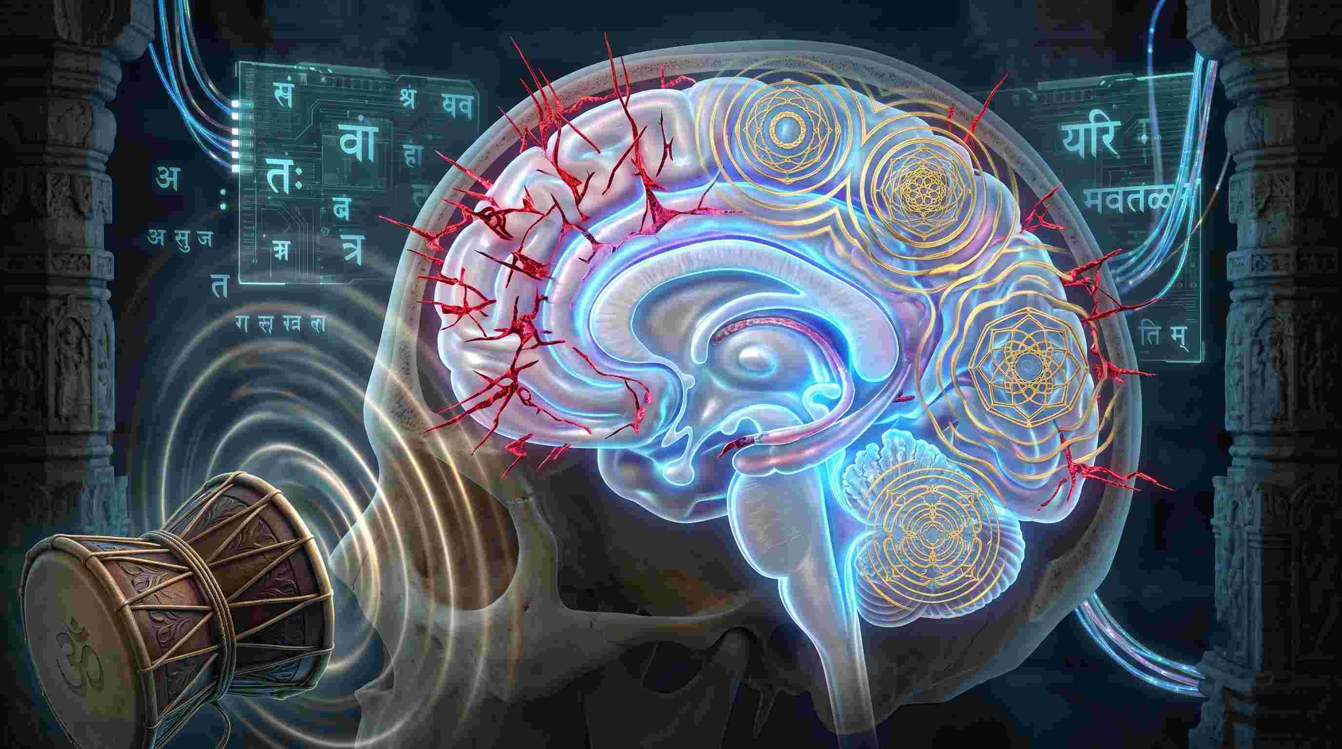Neuroscience of Shiv Tandav Stotram Damaru Cymatics