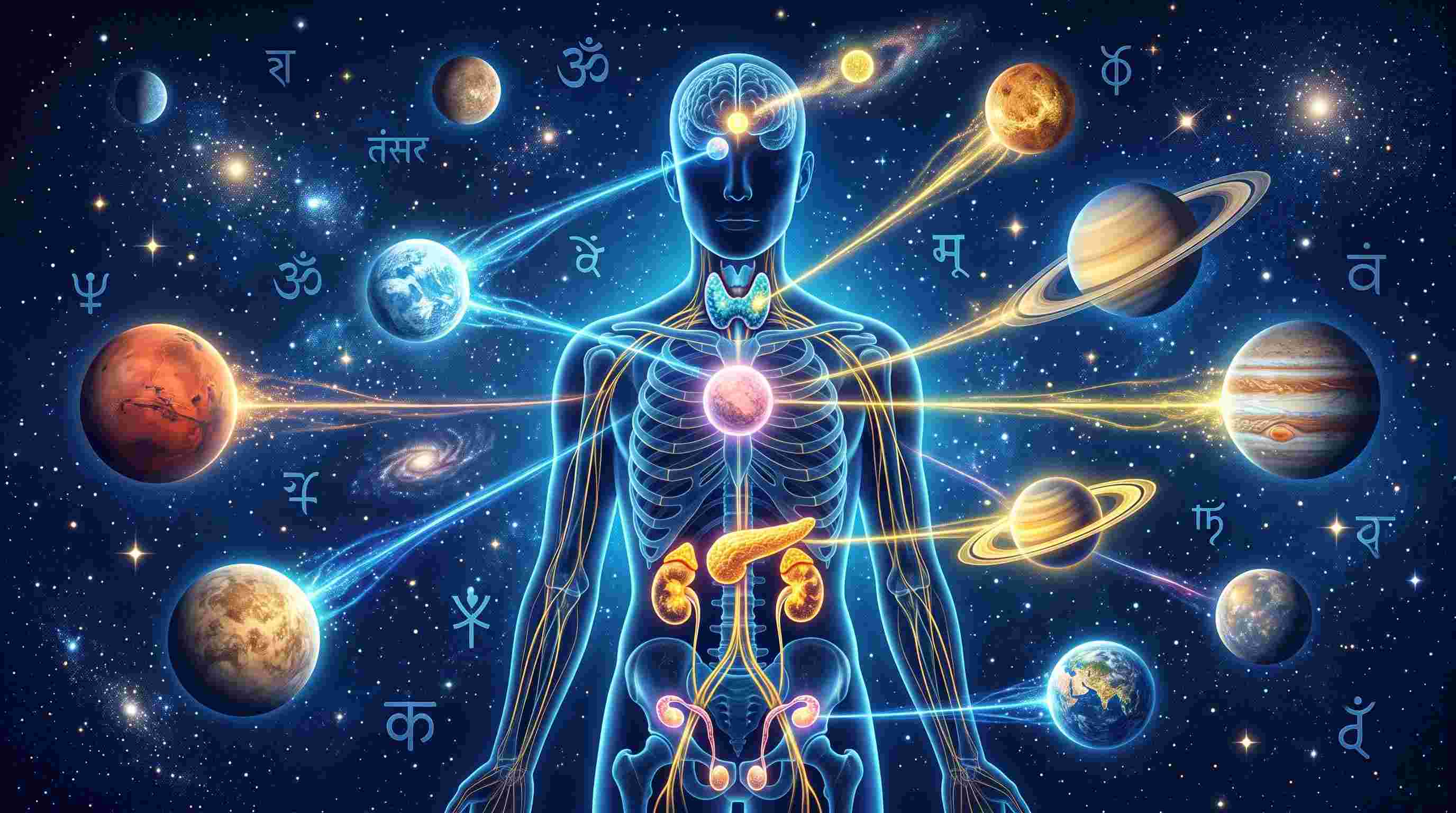 Medical Astrology Endocrine System and 9 Planets