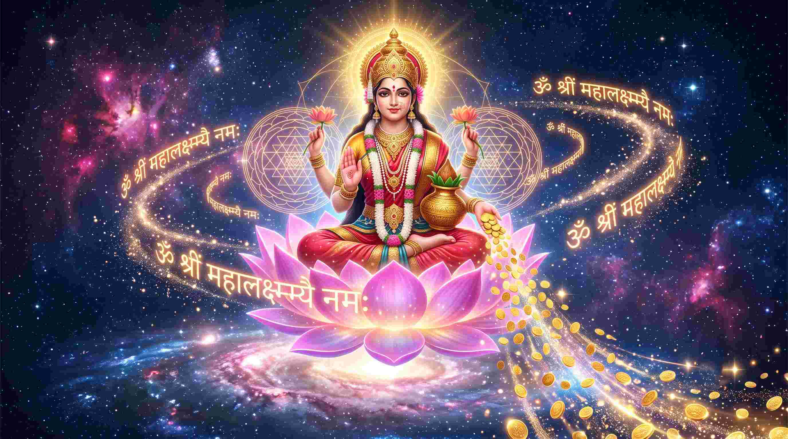 Mahalakshmi Goddess Wealth Cosmic Energy