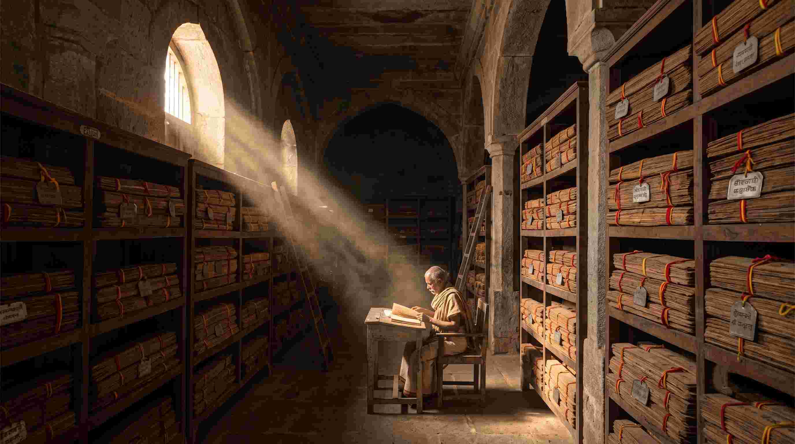 Ancient Palm Leaf Library in Tamil Nadu Vaitheeswaran Koil