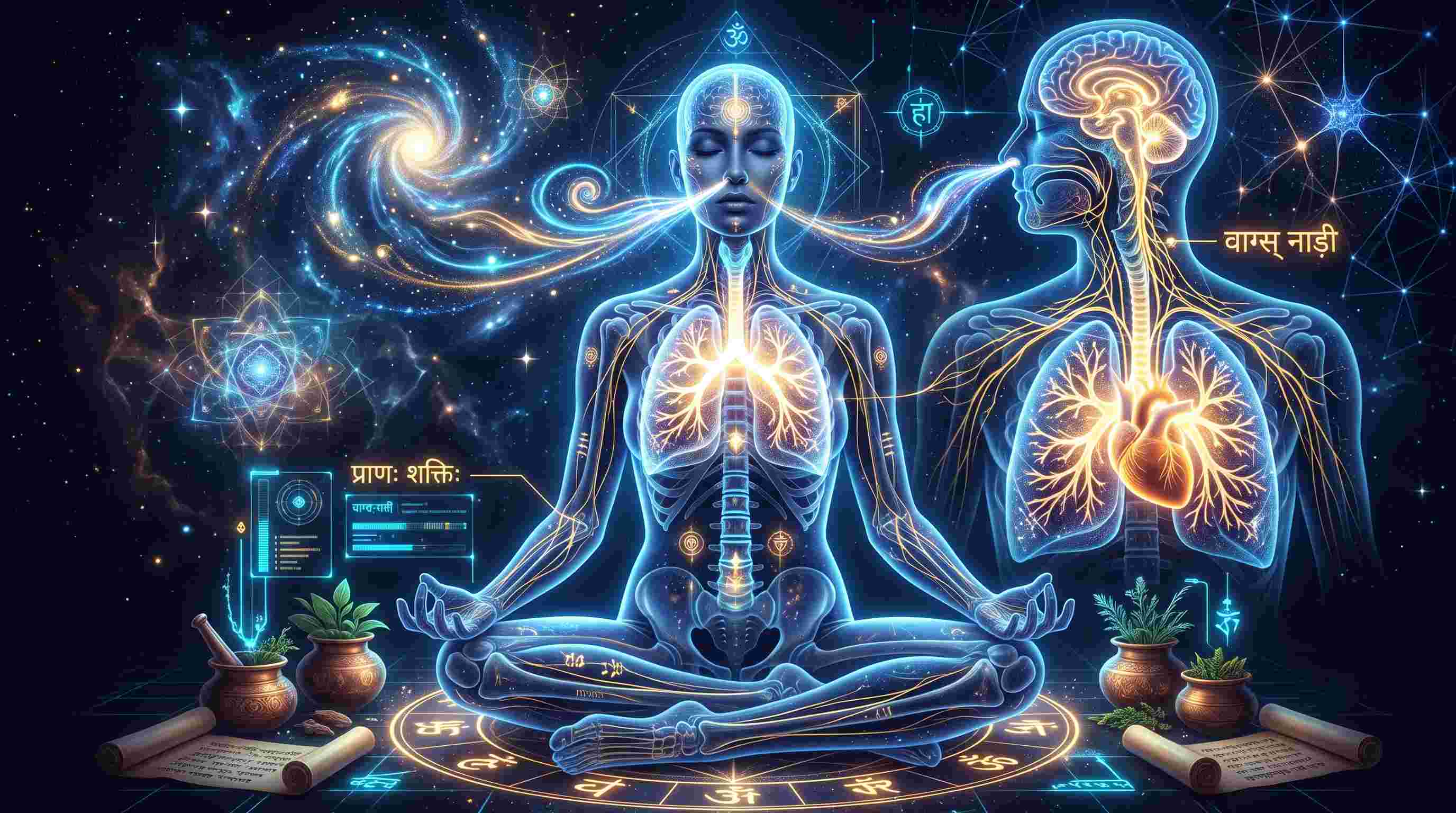 Prana Energy Human Lungs Vagus Nerve