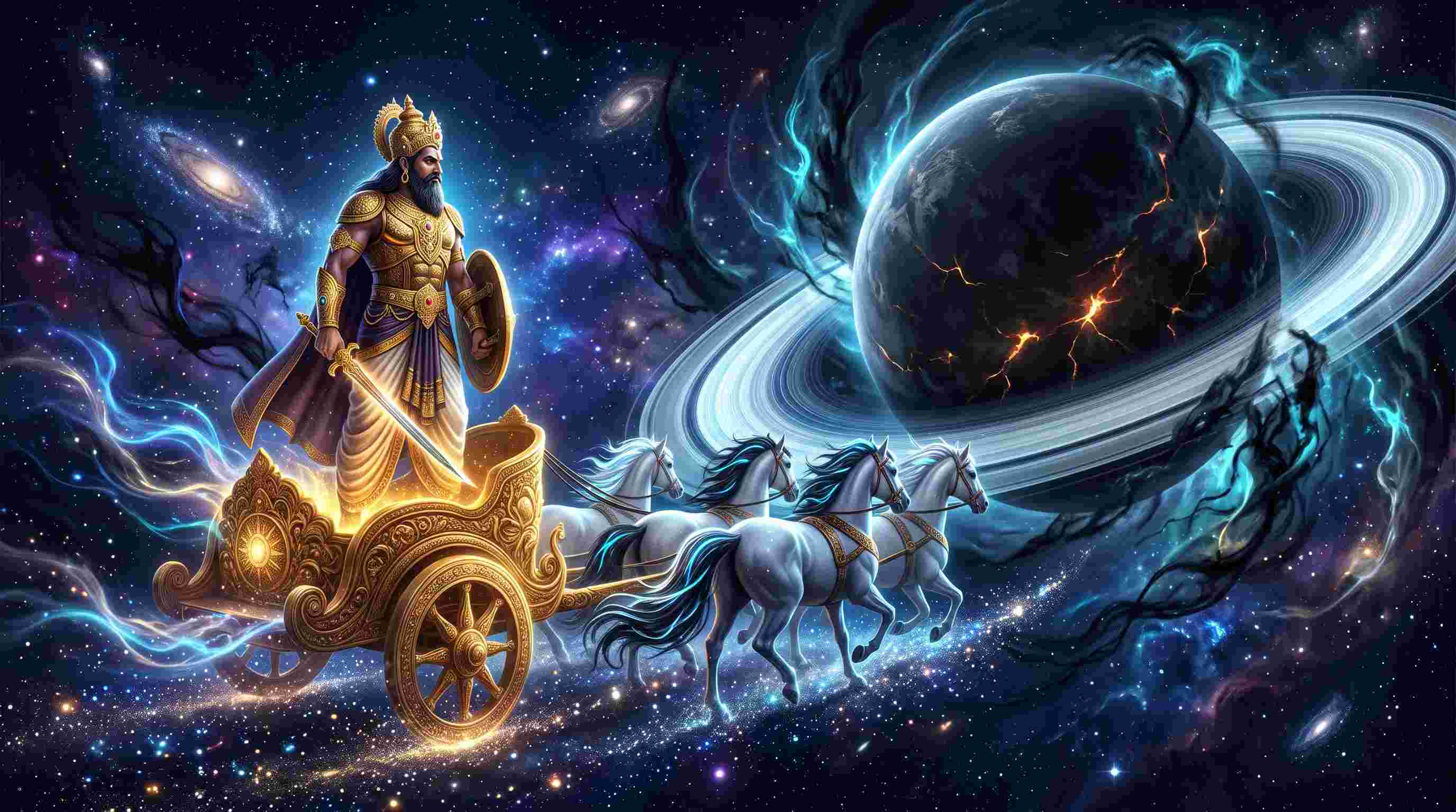King Dasharatha and Lord Saturn Shani Dev