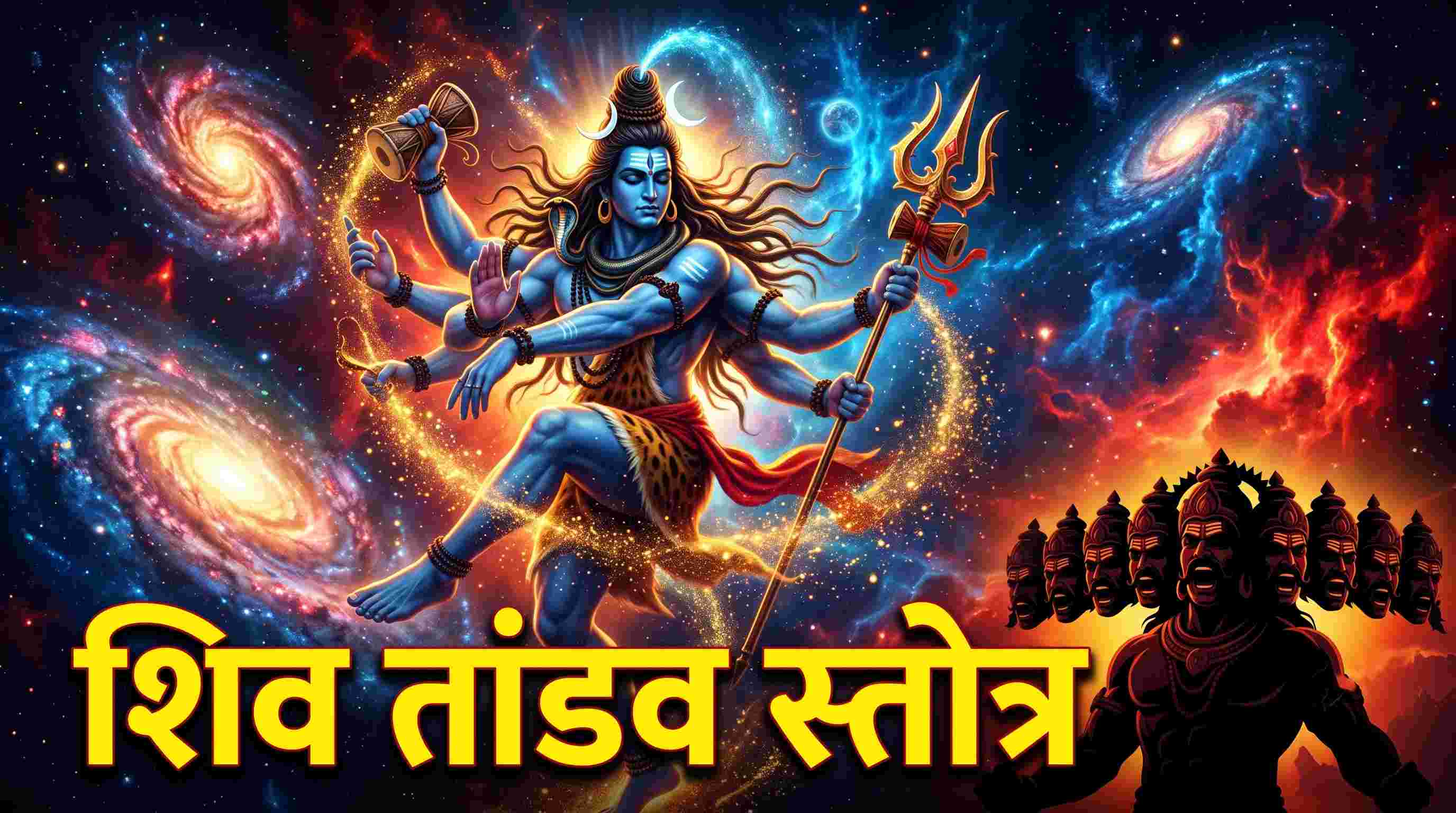Shiv Tandav Stotram Cosmic Dance Ravana