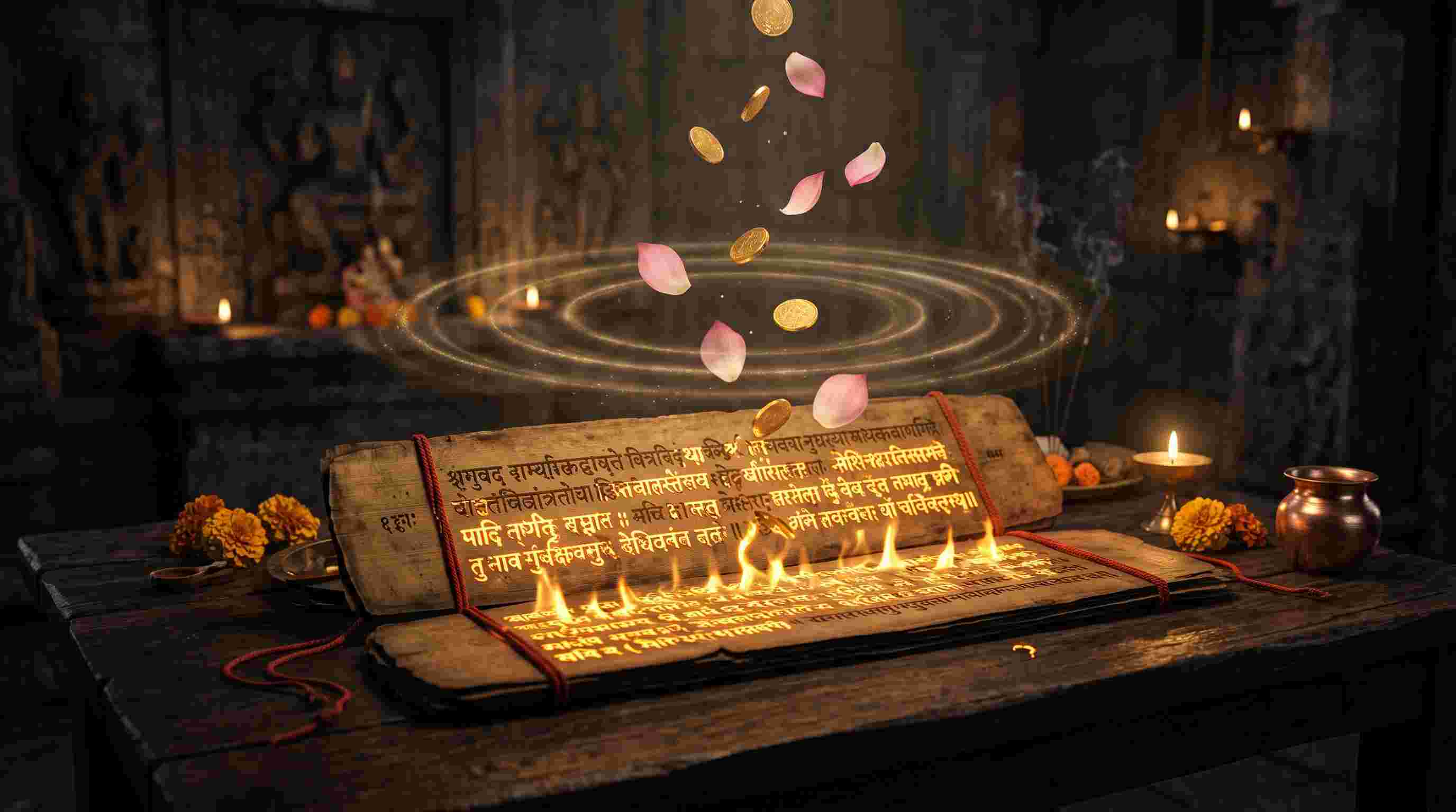 Rigveda Shree Suktam Manuscript Ancient Sanskrit